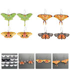 4 Pairs Drop Earrings Hawaiian Butterfly Studs Fairy Wings