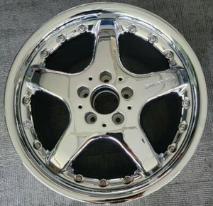 17" MERCEDES C-CLASS SLK-CLASS CLK-CLASS OEM CHROME RIM 17x8.5 2002-2004 - Picture 1 of 5