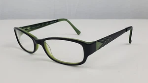 Izod IZ203 Black Matte with Green 53-17-130 Eyeglass Frames Sport Arrow Design - Picture 1 of 10