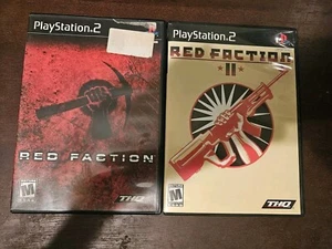 Red Faction and Red Faction 2 - PS2 Lot - Picture 1 of 3