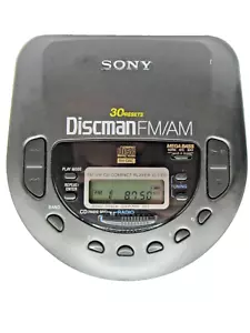 Reproductor de CD portátil Sony Discman D-T101 radio FM y AM, en perfecto estado de funcionamiento - Imagen 1 de 7