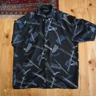 Vintage 80s 1980s Mancini Australia Shirt - Patterns Abstract - Pearlessent XL