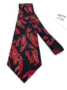 CRAB LANGOSTA ZOOLÓGICO ANIMAL TRAJE DISEÑADOR CORBATA ENVÍO GRATUITO - Imagen 1 de 5