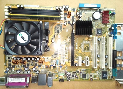 KIT  ASUS- M2N  +ATHLON 64X2 -5200+DDR2  -  TESTATA  FUNZIONANTE  100% OK. - Immagine 1 di 4