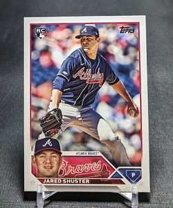Jared Shuster Rookie RC 2023 Topps Update Card #US324 Atlanta Braves
