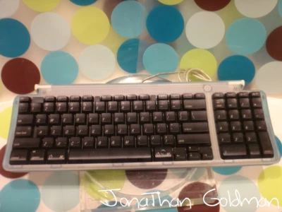 Apple USB Keyboard for Clear Blueberry iMac Power Mac G3 G4 Cube G5 Pro M2452 - Image 1 of 2