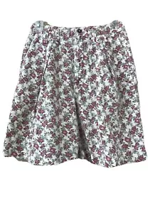 Memphis Vtg 80’s Women’s Floral Shorts Size 13 Waist 26" High Waist Multicolor - Picture 1 of 6