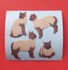 Album adesivi sticker vintage anni '90 tessuto gatti sfocati