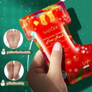 Exfoliating Foot Mask Christmas Series^ B2J6 P5C8 O5U6 U2N2 Z9V2 - Picture 1 of 12