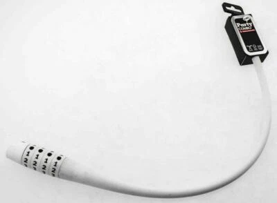 Knog Party Combo 620mm Cable Combination Bike Lock Braided Steel White New - Image 1 of 4