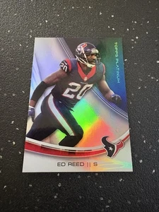 2013 Topps Platinum - Ed Reed #96 NFL Houston Texans Sicherheit - Bild 1 von 2