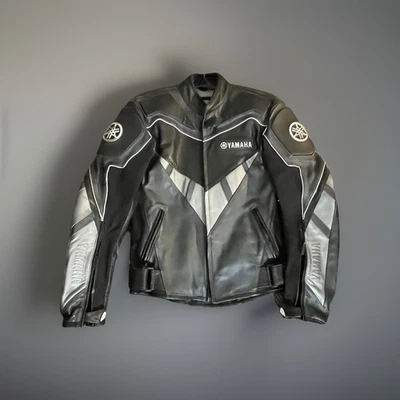 Yamaha Racing Motorbike Leather Jacket MotoGP New Yamaha Motorcycle Biker Jacket - Image 1 of 4