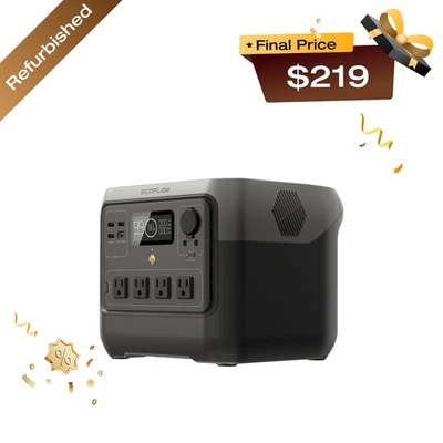 EcoFlow RIVER 2 Pro 768Wh Portable Power Station LFP Certified Refurbished - Image 1 of 4