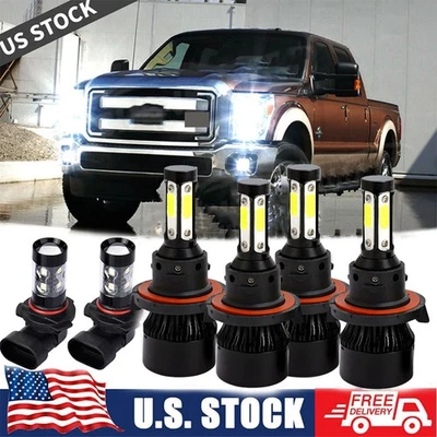 Faro LED haz alto/bajo + bombillas antiniebla para Ford F250 Super Duty 2012 2013-2017 Foto 1 de 4