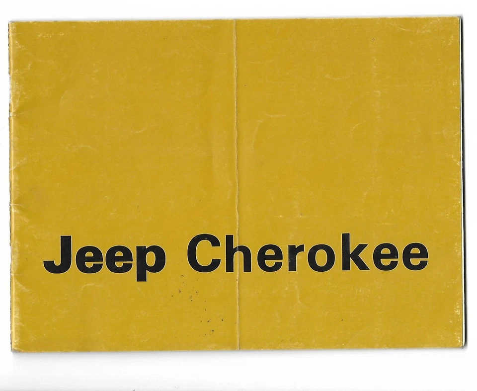 LIBRETTO USO  E MANUTENZIONE JEEP CHEROKEE,  originale   - Immagine 1 di 1