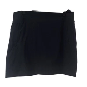 Athleta Brooklyn Skort 16” (Skirt w/ Shorts) Size 12 Black - Picture 1 of 5