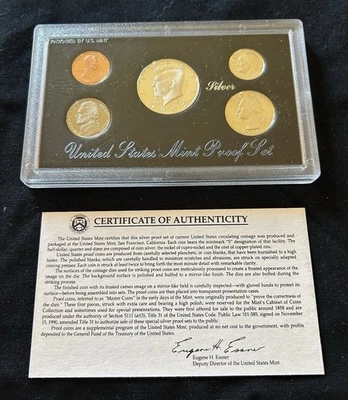 1992 S Proof Set U.S. Mint Original Government Packaging OGP COA - Image 1 of 4