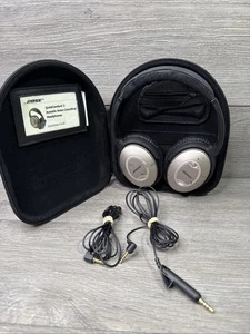 Auriculares con cancelación de ruido acústico Bose Quiet Comfort QC2 plateados con cable - Imagen 1 de 10