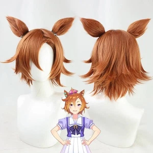 Umamusume: Pretty Derby T.M. Opera O Cosplay Wig Anime Cosplay Prop Wig Ears - Picture 1 of 10