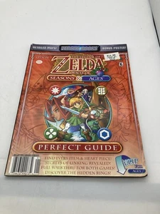 Legend Of Zelda Oracle Of Seasons & Ages Versus Guida Strategica con Poster/Mappe - Foto 1 di 16