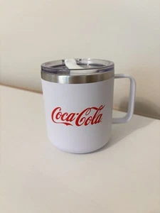 H2GO Coca Cola Camper Becher 12 Unzen Edelstahl Thermo Kaffeetasse Becher Neu - Bild 1 von 15