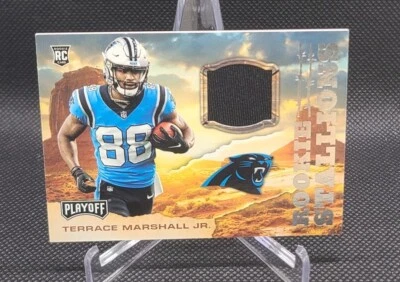 5930B Terrace Marshall Jr. - 2021 Playoff Rookie Stallions Patch/Jersey #RS-TMA - Image 1 of 2