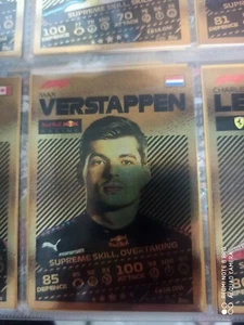 TOPPS CARD TURBO ATTAX 2021 F1 FORMULA 1 SUPREME SKILL GOLD 251 VERSTAPPEN - Foto 1 di 1