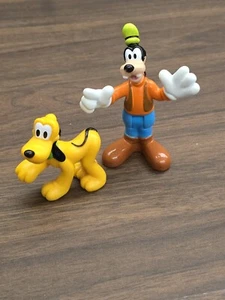 Disney Mattel 2013 Goofy & Pluto Happy Toy Figure - Picture 1 of 2