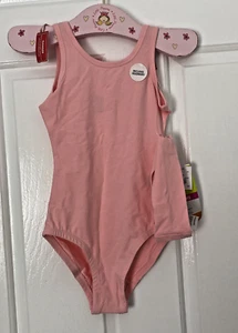 Kids Girls Leotard & Headband Ballet Dance Sleeveless Pink Active & Co Size 6-8 - Picture 1 of 18