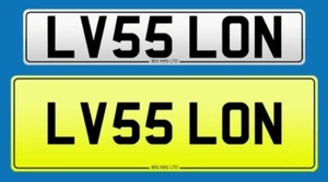 ❤ LOVES LV55 LON LONDON LOVE PRIVATE REGISTRATION CHERISHED NUMBER PLATE FEES PD - Picture 1 of 1