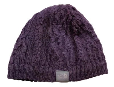 Gorro The North Face Cable Minna en púrpura berenjena talla única invierno informal acogedor Foto 1 de 4
