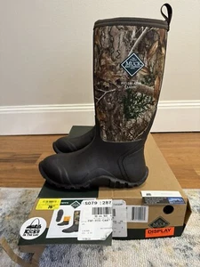 Muck Fieldblazer Classic Fleece Real Tree Edge Boots Men's Size 7 Women’s Size 8 - Picture 1 of 7