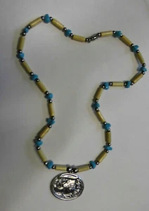 Halskette Wolf Necklace Indianer Western Indianerschmuck x - Bild 1 von 2