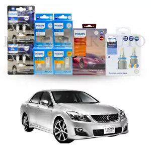 2007-2012 Toyota Crown Philips LED High Beam Parker Rego Indicator Fog Package - Foto 1 di 17