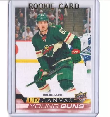 2022-23 Upper Deck Series 2 Canvas Young Guns C220 Mitchell Chaffee Wild - Image 1 of 2