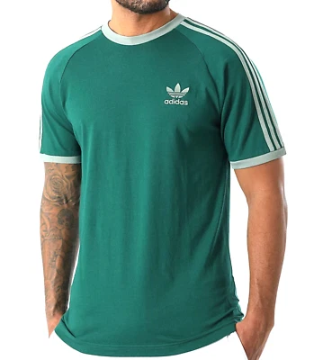 NEW MENS ADIDAS ORIGINALS CALIFORNIA TREFOIL TEE SHIRT~SIZE LARGE  #JN7017 - Image 1 of 4