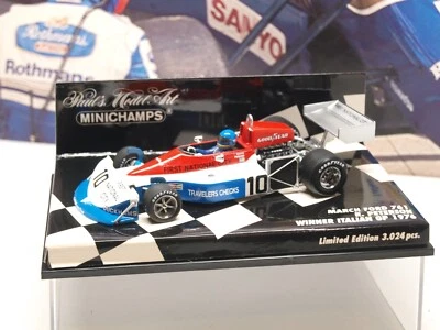 MINICHAMPS /F1 - 1976 MARCH FORD 761 - RONNIE PETERSON  - 1/43 SCALE MODEL CAR - Image 1 of 4