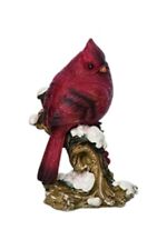 Resin Cardinal Figurine on Snowy Branch-Style #A