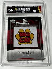 2007 Upper Deck Premier Stitchings /50 Johnny Mize #PS-35 HOF Cardinals HGA 7.5