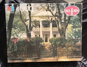 M B Big Ben 1000 Piece Puzzle Hillsboro Beautiful Landscape House NEW SEALED - Picture 1 of 6