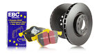 EBC Rear Brake Discs & Yellowstuff Pads for Nissan 300ZX 3.0 TT Z32 90 > 94
