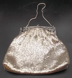 Vintage Whiting & Davis Silber Mesh Handtasche - Bild 1 von 4
