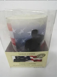 Yankee Candle Military Jar Limited Edition Clean Cotton 9.5 OZ Free Shipping - Picture 1 of 5