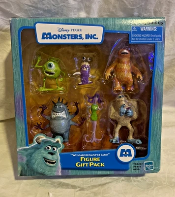 Nuevo en caja Paquete de regalo de 6 figuras Hasbro Disney/Pixar MONSTERS, INC. 2001 de colección Foto 1 de 2