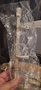 12 Paar x Sarggriffe - geeignet für Einäscherung. silberoptik kunststoff - Bild 1 von 2