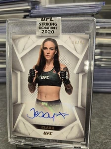 2020 Topps Striking Signatures Auto UFC Jessica-Rose Clark - Picture 1 of 4