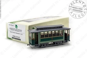 HM ROM-274-B 1:87 H0 Tram linea Roma SPQR n°274 a 6 finestrini trailer folle - Photo 1/6