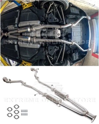 Silenciador para Infiniti Q50 17-Up eje de eliminación puntas dobles con tubo de escape medio Foto 1 de 4