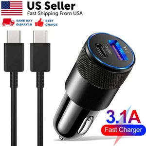 For Samsung A35 A55 A13 A53 A15 A72 A51 A16 PD40W Fast Car Charger Power Adapter - Picture 1 of 15