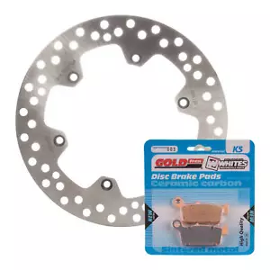 Rear Brake Disc Rotor & Pad Kit for 2000-2024 Suzuki DRZ400E - Picture 1 of 1